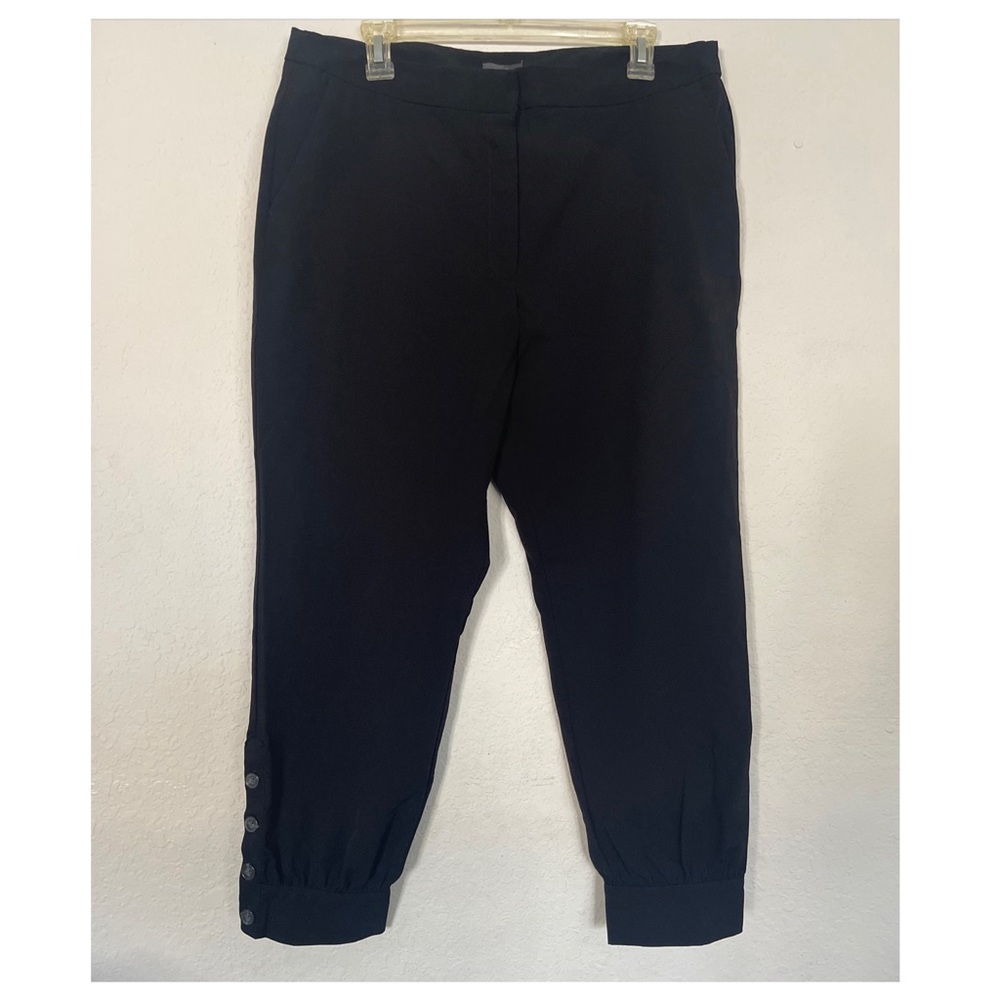 Worthington Jogger Dress Pants Curvy Fit Perfect Trouser Womens Size 14 Black.